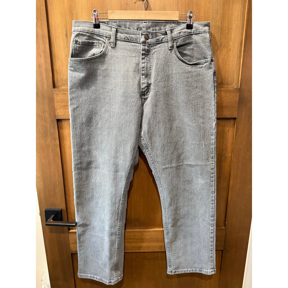 Wrangler Relaxed Fit Naturally Jeans Gray 36x29 Premium‎ Workwear Western